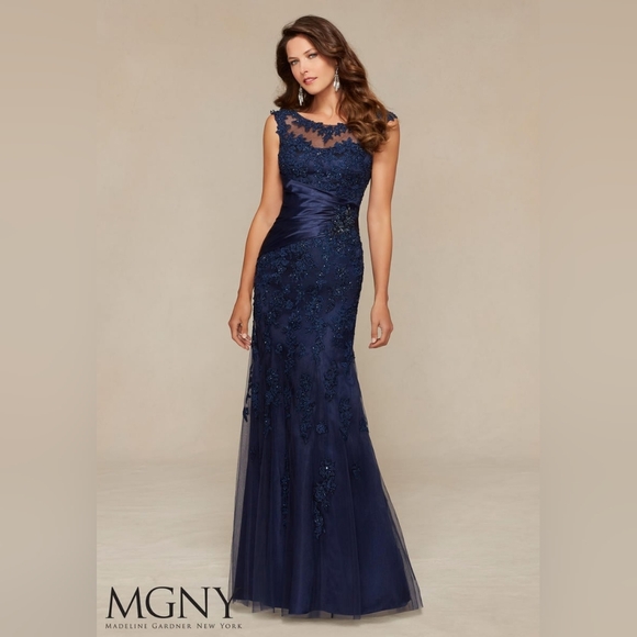 Mori Lee Dresses & Skirts - MGNY 71304 Evening Gown / Mother of the Bride Dress